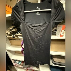 Black Short Sleeve Bodysuit